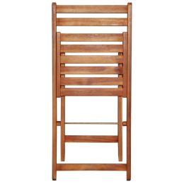 vidaXL Outdoor Bistro Chairs 2 pcs Solid Acacia Wood