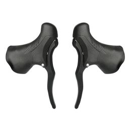 Lightweight Aluminum Bicycle Brake Handle MTB Mountain Bike Cycle Brake Levers Front & Rear Brake Levers Drop Handlebar Set
